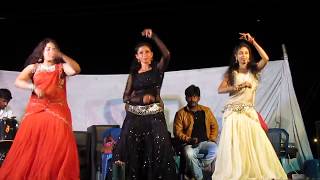 Taluku Taluku Chinnadi Song Beautiful Girls Dance Performance in Musical Night [upl. by Anaujait]