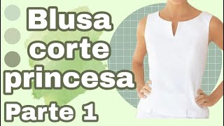 BLUSA SIN MANGA PASO A PASO PARTE 1 [upl. by Yvan]