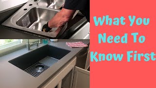 Quick Tip Tuesday Changing From a Dropin to an Undermount Kitchen Sink [upl. by Corneille510]