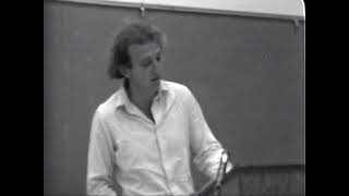 Lewis MacAdams 1973 reading his poems at San Francisco State —The Poetry Center [upl. by Ellehcal]