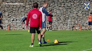 Segundo entrenamiento de la semana TenerifeNàstic 16012019 [upl. by Atikahs]