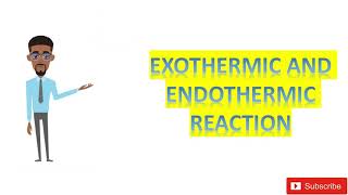 Exothermic and Endothermic reactions IGCSEWAECJAMB [upl. by Waterer]