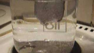 woods metal melting in hot water [upl. by Ras]