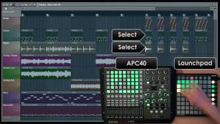 FL Studio Alpha Testing  Performance Mode APC40 amp Launchpad Duet [upl. by Rosemarie]