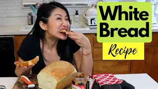 WHITE BREAD with EVAPORATED MILK  Bread Recipe [upl. by Aras220]