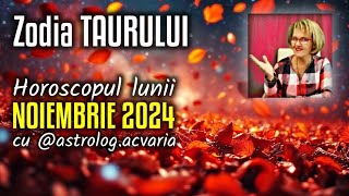 ♉TAUR 🍂 Horoscop NOIEMBRIE 2024 Subtitrat RO 🍂 TAURUS NOVEMBER 2024 HOROSCOPE [upl. by Anjali]