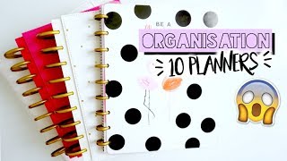 Comment je morganise avec 10 planners  ORGANISATION [upl. by Sperling]