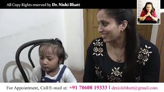 Vaanis 1 Year Journey  White Matter CP Autism Treatment by Dr Nishi Bhatt [upl. by Ennaecarg]