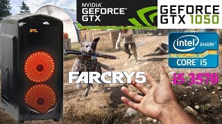 i5 3570  GTX 1050 FARCRY 5 1080p FPS TEST обзор ZEVS PC 9350U [upl. by Ahsataj]