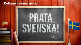 Kulturnyheterna special Prata svenska SVT 20240402 [upl. by Eilema]