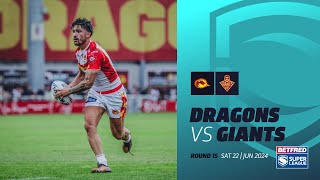 Highlights  Catalans Dragons v Huddersfield Giants  2024 Betfred Super League Round 15 [upl. by Hadley]