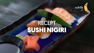 Recept na Nigiri sushi  Rohlikcz [upl. by Mansur]