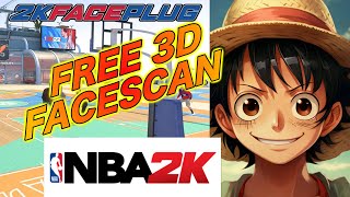 FREE MONKEY D LUFFY 3D FACE SCAN ALL 2K VERSIONS [upl. by Catlee]