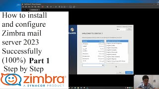 Configure Zimbra Mail Server on CentOS 7 SUCESSFULLY 100 Step by Steps 2023  Part 1 In Des👇 [upl. by Malchus]