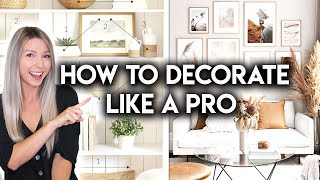 8 HOME DECOR STYLING TIPS  DESIGN HACKS YOU SHOULD KNOW [upl. by Ark301]