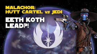 Malachor Hutt Cartel vs Jedi Galactic Challenge  SWGOH GC X [upl. by Tenej972]