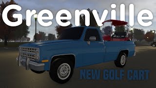 I BOUGHT A GOLFCART Greenville Roblox Roleplay Ep 43 [upl. by Enait]