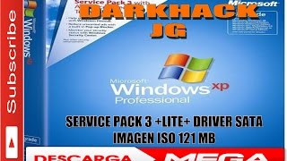 WINDOWS XP SP3 32 BITS LITE CON DRIVER SATABOOTEABLE USBMEGA2016 [upl. by Riedel]