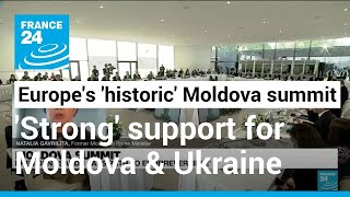 Historic firstever Moldova summit sends strong signal of European support for Moldova amp Ukraine [upl. by Jaquelin]