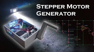 A Generator built from a Stepper Motor and Supercapacitors [upl. by Juanne]