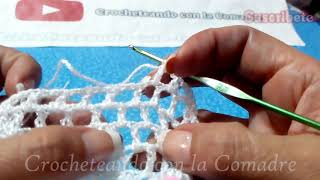 Tutorial vestido de Playa Facil y Rapido Parte 3 Crocheteando con la Comadre [upl. by Marcie168]