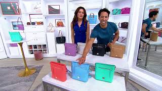 Dooney amp Bourke Saffiano Zip Crossbody on QVC [upl. by Knowling933]