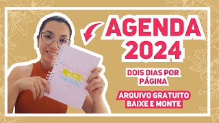 ARQUIVO DE AGENDA 2024 GRATUITO  BAIXE E MONTE [upl. by Ailyt585]