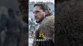 Kit Harington  Game of Thrones2011 Season 1 to Final Evolution got tvseries kitharington [upl. by Locke]