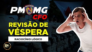 🔴Revisão de Véspera PMMG  CFO  Raciocínio Lógico Matemático  Prof Rodrigão Laaau [upl. by Kaitlyn]