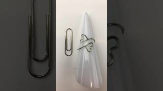 Paperclip Double Heart Ring Tutorial paperclipring ringmaking diyrings [upl. by Annasiul]