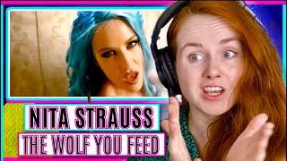 Vocal Coach reacts to NITA STRAUSS  The Wolf You Feed ft Alissa WhiteGluz Official Music Video [upl. by Cherianne999]