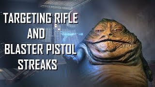 How to get targeting rifle streaks blaster pistol streaks in star wars battlefront [upl. by Acisse]