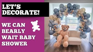 Teddy Bear Baby Shower Decorations Setup [upl. by Anselmo912]