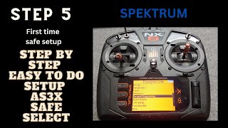 FIRST TIME SAFE SETUP FORWARD PROGRAMMING SPEKTRUM EFLITE AS3X RC AIRPLANE EASY FOLLOW UNDERSTAND [upl. by Alasteir628]