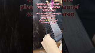 Permanent hair extensionmicro ring hair extension100 human hairyoutube shortsshivangi Dixit [upl. by Olonam]