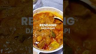 Resep rendang daging sapi recipe cooking food recommended masakmasak masakmudah masakan [upl. by Aicilic]