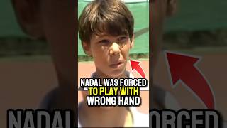 This is why Nadal plays with his wrong hand tennis tennisnews [upl. by Duval]