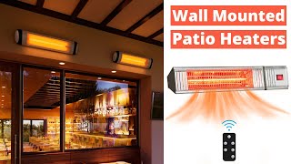 Top 5 Best Wall Mounted Patio Heaters Review and Buying Guide 🔥🔥🔥 [upl. by Durman19]