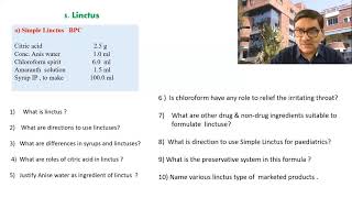 7 Simple Linctus by Dr Atmaram Pawar [upl. by Zetana]