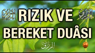 RIZIK VE BEREKET DUASI  BU DUADAN NASİBİNİZİ ALIN İNŞALLAH  ARAPÇA  TÜRKÇE [upl. by Oidacra966]