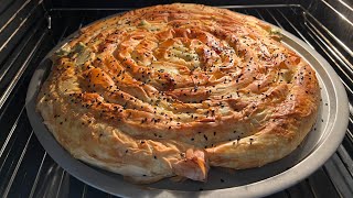 I never buy Börek any more now  Easy to make Börek  Homemade Borek Recipe  Spinach Cheese Pie [upl. by Mile]