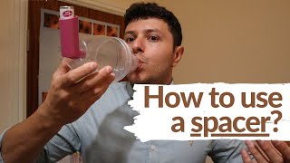 How to use a spacer for your inhaler Volumatic device [upl. by Nimsay]