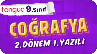 9Sınıf Coğrafya 2Dönem 1Yazılıya Hazırlık 📑 2024 [upl. by Kcirdled250]