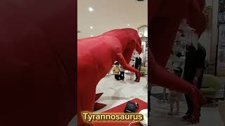 Dinosaur shooting game event production  Tyrannosaurus Inflatable  恐竜シューティング ティラノサウルス Dinosaur [upl. by Mil720]