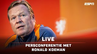 🎙🇷🇴 Persconferentie Ronald Koeman en Cody Gakpo in aanloop naar achtste finale tegen Roemenië [upl. by Onra969]