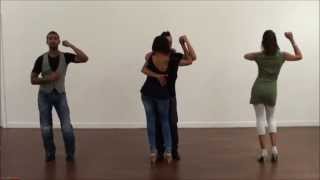 apprendre la kizomba le 3 temps [upl. by Jarlathus36]