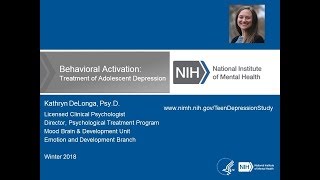 Behavioral Activation Treatment of Adolescent Depression [upl. by Stephenson]