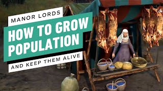 Manor Lords – How to Increase Population and Keep Them Alive [upl. by Amrita821]