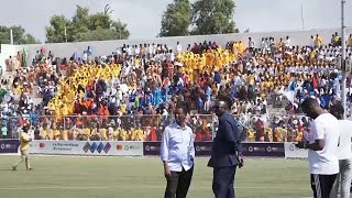 Tens of thousands demonstrate in Mogadishu stadium over pact between Ethiopia and Somaliland [upl. by Claudy231]