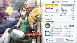 SAOIF Skill Test  Sweeping Fantasy View Sinon vs Yuuki 250k no limit break [upl. by Kan892]